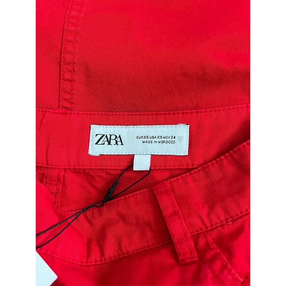 NWT ASYMMETRIC RED SKIRT - Picture 8 of 8